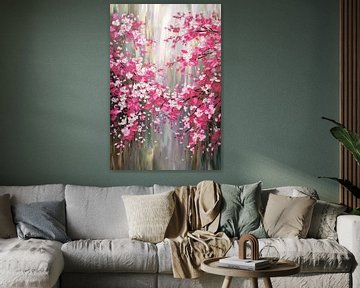 Bloesems met roze en wit van Imperial Art House
