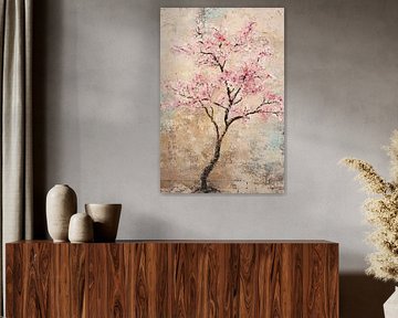 Peinture de cerisiers en fleurs sur Imperial Art House