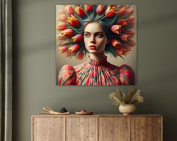 With your head in the tulips by Bernhard Karssies