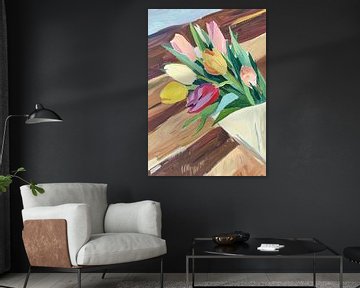 Tulips Flowers Bouquet Bouquet Gift
