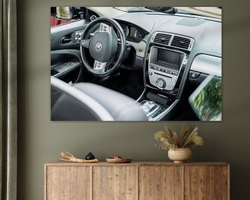 Jaguar XKR Cabrio sportwagen interieur van Sjoerd van der Wal Fotografie
