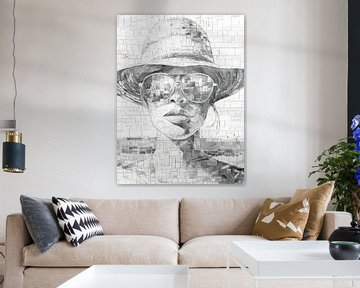 Summer Look #3 Monochrome van Mister Artwork