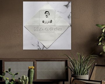 Gnome post Pablo on marble by Floris Kok