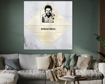 Gnome post Pablo Seal on marble by Floris Kok