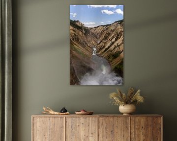 Lower Falls, Yellowstone National Park, USA van Jeroen van Deel