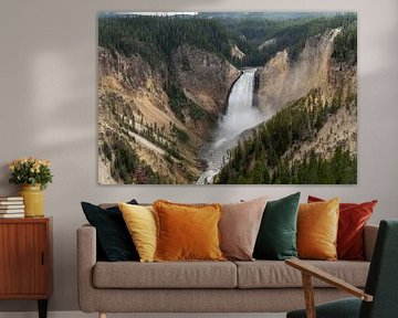 Lower Falls, Yellowstone National Park, USA by Jeroen van Deel