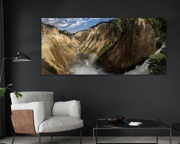 Lower Falls, Yellowstone National Park, USA by Jeroen van Deel
