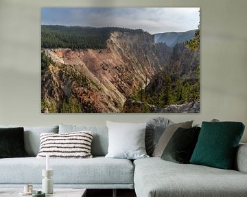 Grand Canyon of the Yellowstone, Yellowstone National Park, USA van Jeroen van Deel