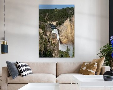 Lower Falls, Yellowstone National Park, USA by Jeroen van Deel