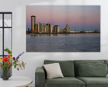 Skyline mooi Vlissingen van MSP Canvas