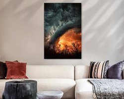Example of the artwork in a room