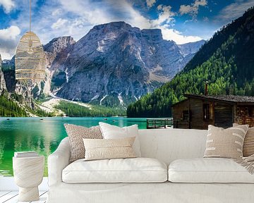 Dolomiten Südtirol - Am Pragser Wildsee , Lago di Braies von Reiner Würz / RWFotoArt