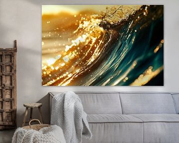 Faszination der glitzernden Welle von Poster Art Shop