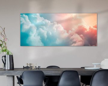 Sky with colourful clouds in the evening by Poster Art Shop