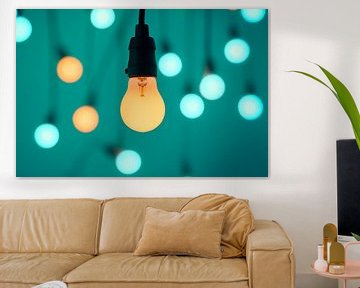Hanglampen in felle kleuren van Poster Art Shop