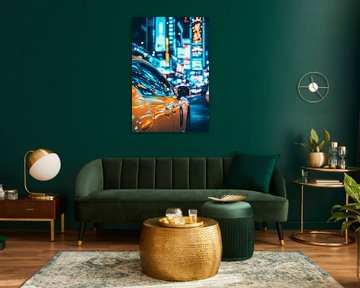 Glinsterende nachten in de stad van Poster Art Shop