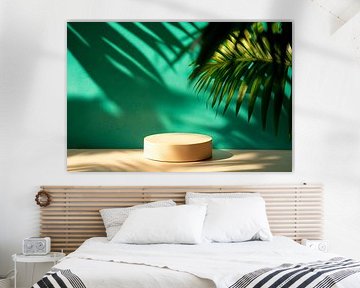 Minimalist presentation area with shade by Poster Art Shop
