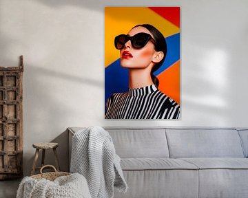 Moderne mode met zonnebrillen van Poster Art Shop
