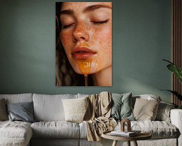 Natural beauty with a honey mask by Poster Art Shop
