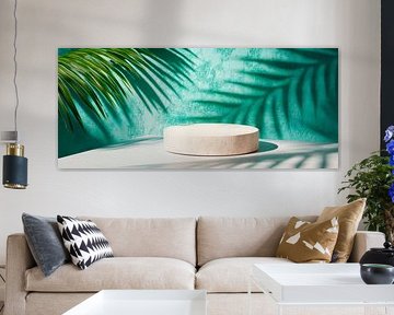 Resting place with shade and nature motifs by Poster Art Shop