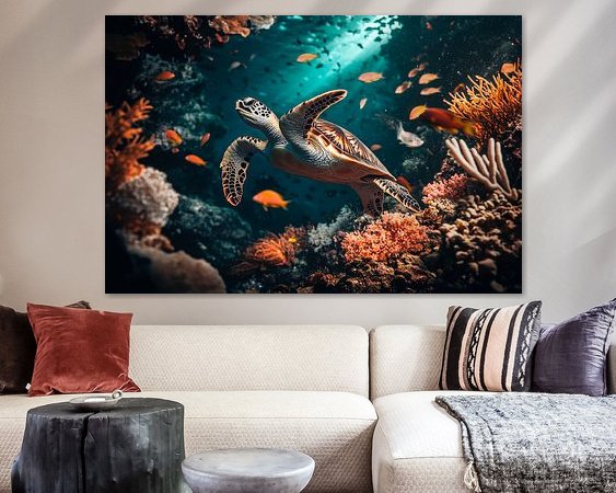 Example of the artwork in a room