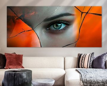 Look through broken glass by Poster Art Shop