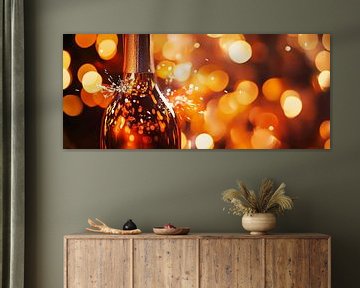 Bruisende vreugde in een feestelijke sfeer van Poster Art Shop