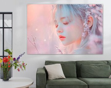 Delicate beauty in pastel colours by Poster Art Shop