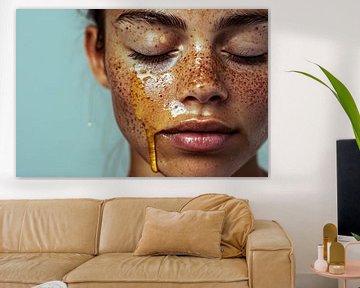 Natural beauty with a honey mask by Poster Art Shop