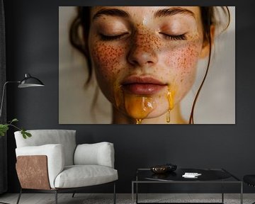 Natural beauty with a honey mask by Poster Art Shop
