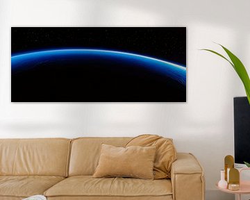 Earth's horizon in space by Poster Art Shop