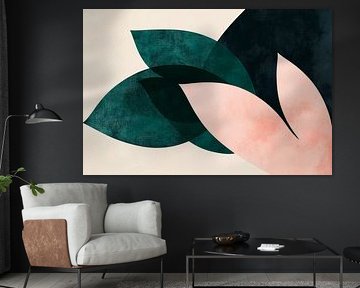 Feuillage du silence - des formes douces sur Poster Art Shop