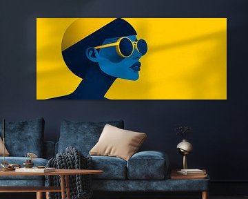 Blue elegance - sunbeam view by Poster Art Shop