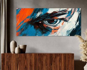 A look of intensity - colours dance Living moments by Poster Art Shop