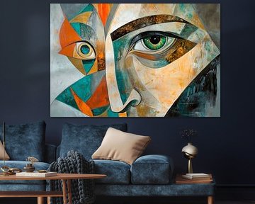 A look into the soul - play of colours by Poster Art Shop