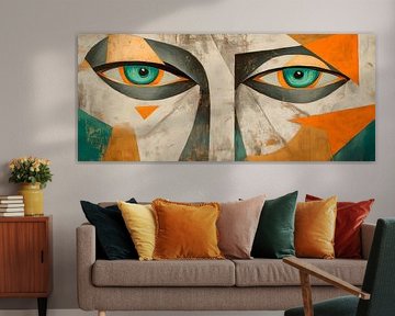 Looking into the unknown - Eyes of art by Poster Art Shop