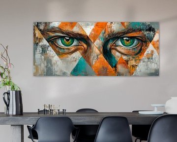 Looking into the unknown - eye art by Poster Art Shop