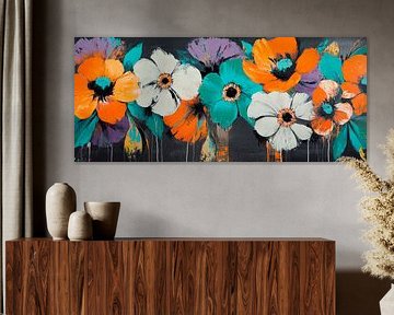 Blossom whispers - colours of the night by Poster Art Shop