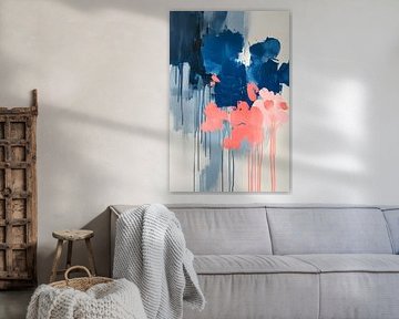 Blossoms under blue tears Play of colours in dream sleep After by Poster Art Shop