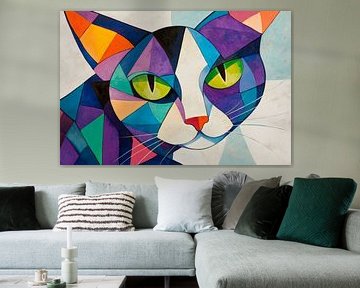 Kleurrijke ogen, glinsterend mysterie van Poster Art Shop
