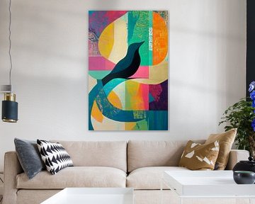Colourful play of colours by Poster Art Shop