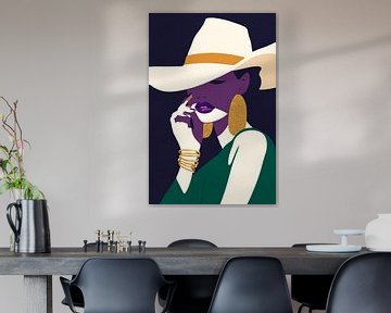 Elegance in silence - Modemoment Sensual mystery - by Poster Art Shop