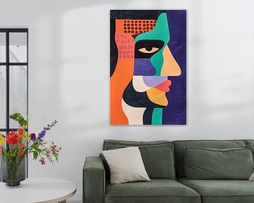 Les facettes de l'identité - Vue colorée sur Poster Art Shop