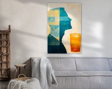 Colours of memory - drink of time by Poster Art Shop