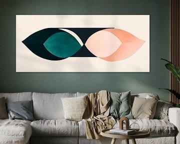 Colours of harmony - Abstract eyes by Poster Art Shop