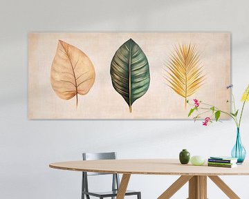 Colours of autumn - Leaves Trio by Poster Art Shop