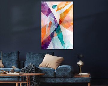 Colourful movements of freedom by Poster Art Shop