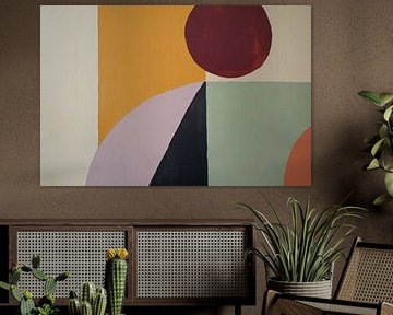 Colourful geometry of silence by Poster Art Shop