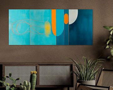 Colourful harmony - abstract world by Poster Art Shop