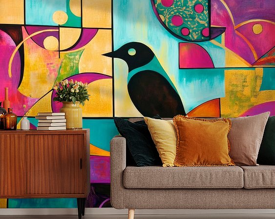 Example of the artwork in a room